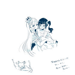 This is a pixiv picture whose title is わんぷり①.