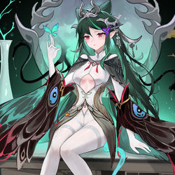 This is a pixiv picture whose title is 茗苓.