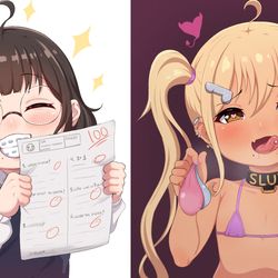 This is a pixiv picture whose title is "I'm still a good girl".