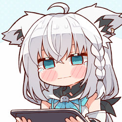 This is a pixiv picture whose title is 悲しい色やね….
