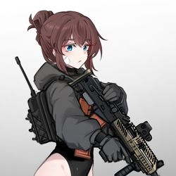 This is a pixiv picture whose title is Kochevnik with Lonerchan.