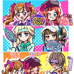 This is a pixiv picture whose title is 🐶🐱🐰.
