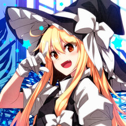This is a pixiv picture whose title is 霧雨魔理沙.