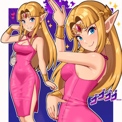 This is a pixiv picture whose title is Party Night Zelda.