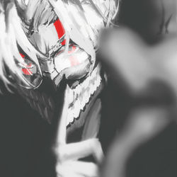 This is a pixiv picture whose title is オカルン.