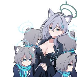 This is a pixiv picture whose title is 늑대와 늑대늑대늑대늑대와 춤을.