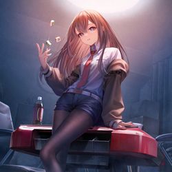 This is a pixiv picture whose title is 紅莉栖.