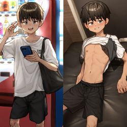 This is a pixiv picture whose title is 待ち合わせ.