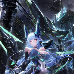This is a pixiv picture whose title is CrossCore荧&星云.