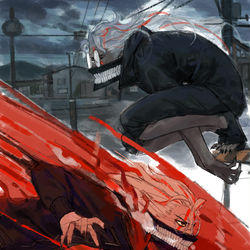 This is a pixiv picture whose title is 高速男孩.