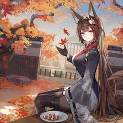 This is a pixiv picture whose title is 周年イラスト.