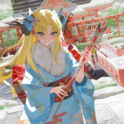 This is a pixiv picture whose title is [FGO] 🏹⛩️🙏エレシュキガ.