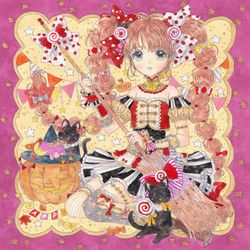 This is a pixiv picture whose title is CANDY WITCH.