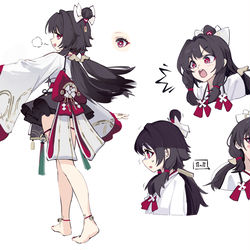 This is a pixiv picture whose title is 设了两个可爱的.