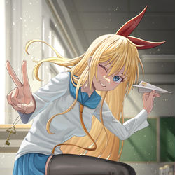 This is a pixiv picture whose title is 94日目, 桐崎千棘.