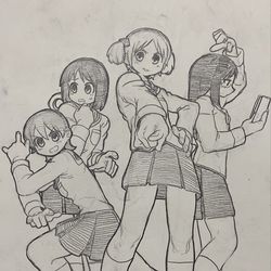 This is a pixiv picture whose title is にちじょらくがき.
