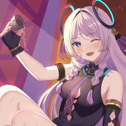 This is a pixiv picture whose title is 酔いどれシトラリおばあちゃん🍻.