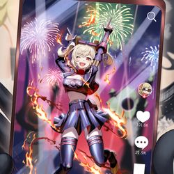 This is a pixiv picture whose title is バーニス×６GOGO！.