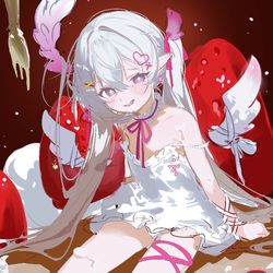 This is a pixiv picture whose title is 【健全】什么要吃玄华？不～行～喔～.
