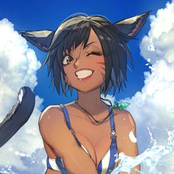 This is a pixiv picture whose title is スプラッシュ！.