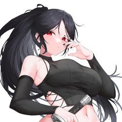 This is a pixiv picture whose title is 블랙 징버거.