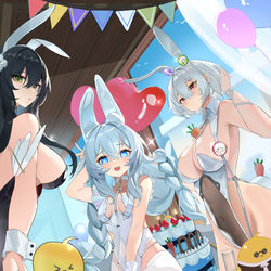 This is a pixiv picture whose title is 阿b的千粉贺图，这边也发一发WQ.