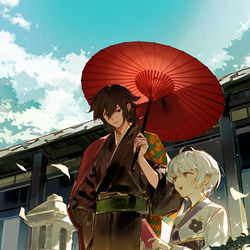 This is a pixiv picture whose title is commission.