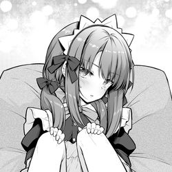 This is a pixiv picture whose title is 「……変態」.