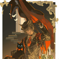 This is a pixiv picture whose title is 傀影万圣皮.