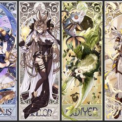 This is a pixiv picture whose title is 六竜.