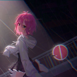 This is a pixiv picture whose title is ☂️.