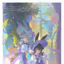This is a pixiv picture whose title is OC.