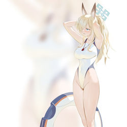 This is a pixiv picture whose title is カンナ(水着).