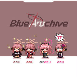 This is a pixiv picture whose title is 'ARU'.