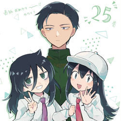 This is a pixiv picture whose title is わたモテ詰7.