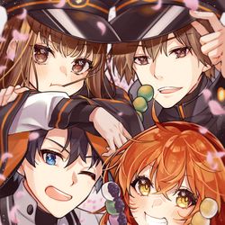 This is a pixiv picture whose title is 🌸🍡🌸.