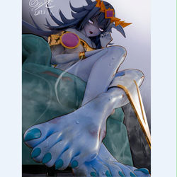 This is a pixiv picture whose title is 霊王 其一 （免费）.