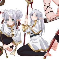 This is a pixiv picture whose title is 10.19 芙莉莲.