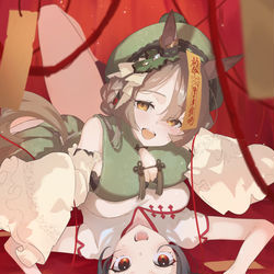 This is a pixiv picture whose title is ハロウィンキタサト.