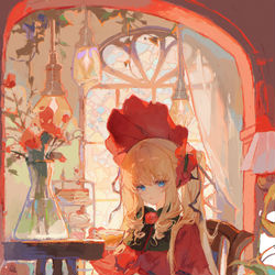 This is a pixiv picture whose title is Whispers.