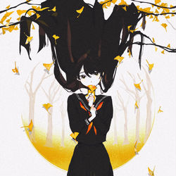 This is a pixiv picture whose title is 秋めく.