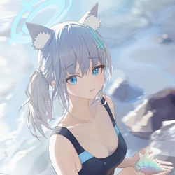 This is a pixiv picture whose title is 先生、ここを見てください.