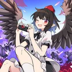 This is a pixiv picture whose title is ローアングル文ちゃん！.
