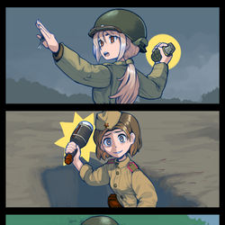 This is a pixiv picture whose title is Things you Throw at the enemy..