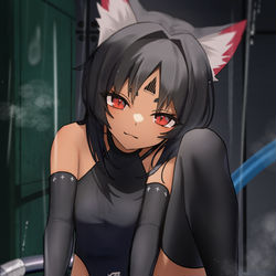 This is a pixiv picture whose title is 戦闘準備.