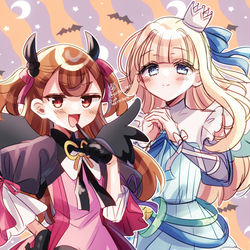 This is a pixiv picture whose title is ハロウィンなこむぎとユキ.