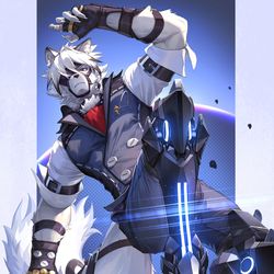 This is a pixiv picture whose title is ライカンさんファンアート.