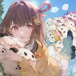 This is a pixiv picture whose title is 千燈ゆうひ.