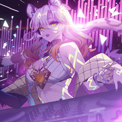 This is a pixiv picture whose title is シロネン😼.