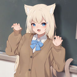 This is a pixiv picture whose title is がおー！.